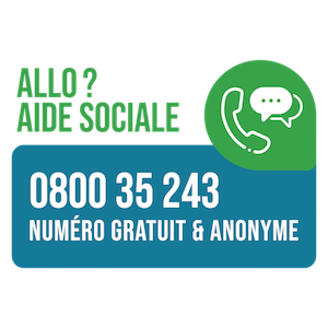 Numéro Vert 0800 35 243, aide sociale durant la crise Covid-19